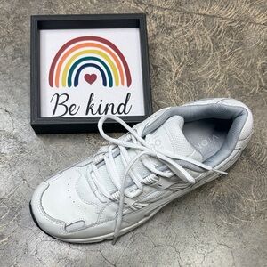 Vionic White and Gray Women's Sneakers